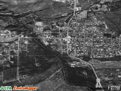 Huntington satellite photo by USGS
