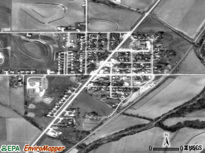 Underwood satellite photo by USGS
