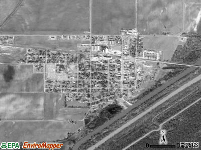 Hornersville satellite photo by USGS