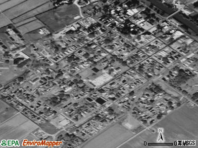 Napoleonville satellite photo by USGS