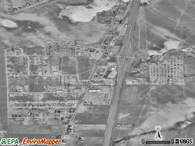 Hartrandt satellite photo by USGS
