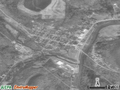 Irvona satellite photo by USGS