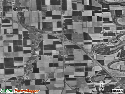 Elwood satellite photo by USGS