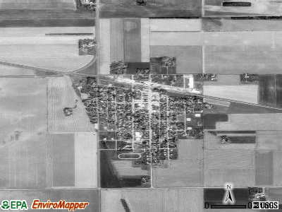 Elkton satellite photo by USGS