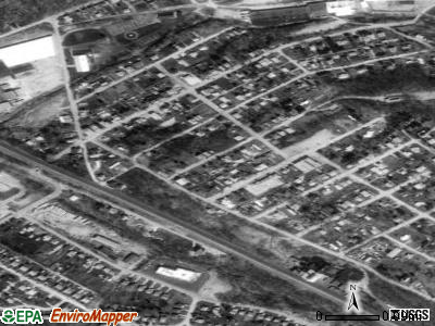 Grapeville satellite photo by USGS