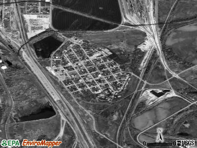 Brooklyn satellite photo by USGS
