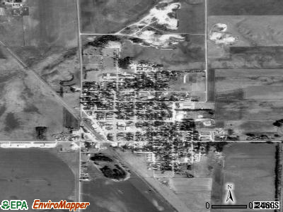 Estelline satellite photo by USGS
