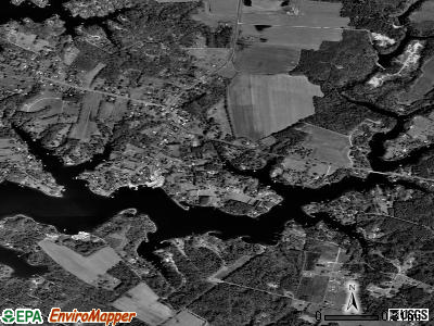 Irvington satellite photo by USGS