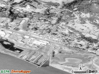 Bingen satellite photo by USGS