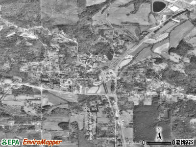 Blue Mountain satellite photo by USGS