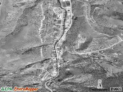 Canyon City satellite photo by USGS