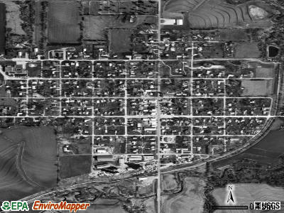Elmwood satellite photo by USGS