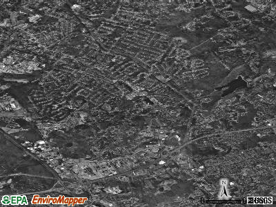 Burlington satellite photo by USGS