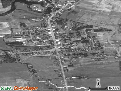 Croghan satellite photo by USGS