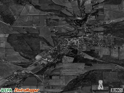 Sinclairville satellite photo by USGS