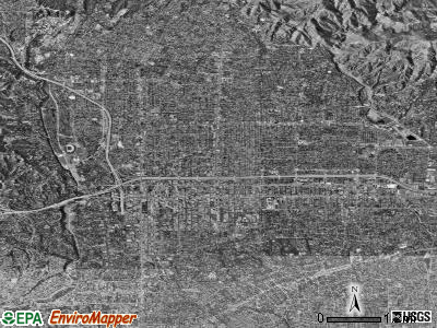 Pasadena satellite photo by USGS