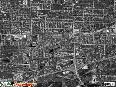 Darien satellite photo by USGS