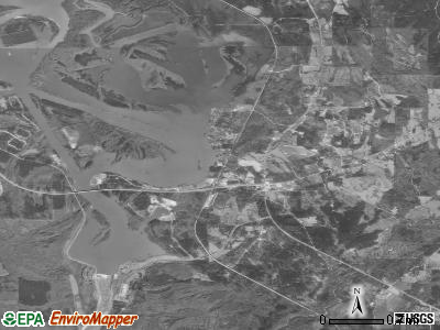 Pickensville satellite photo by USGS