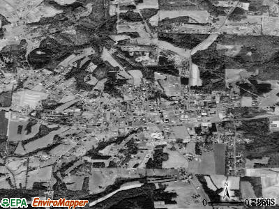 East Bend satellite photo by USGS