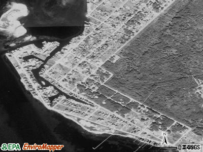 Ingleside on the Bay satellite photo by USGS