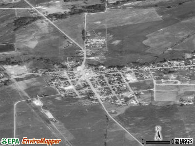 Sheridan satellite photo by USGS