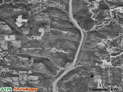Sewickley Hills satellite photo by USGS