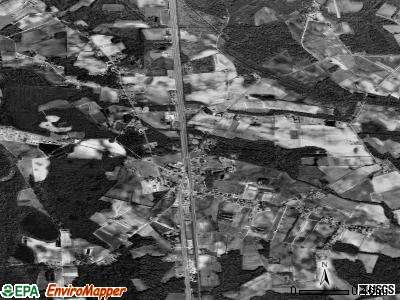 Coward satellite photo by USGS