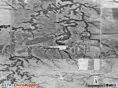 Parmelee satellite photo by USGS