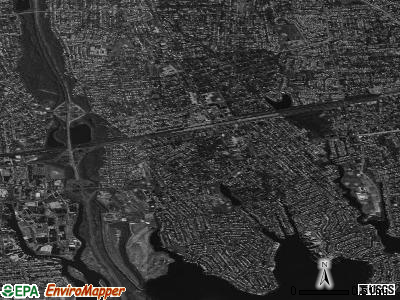 Merrick satellite photo by USGS