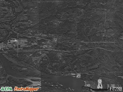 Carlile satellite photo by USGS