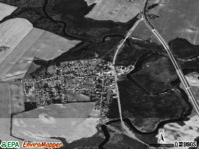 Frederica satellite photo by USGS