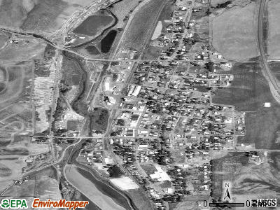Rosalia satellite photo by USGS