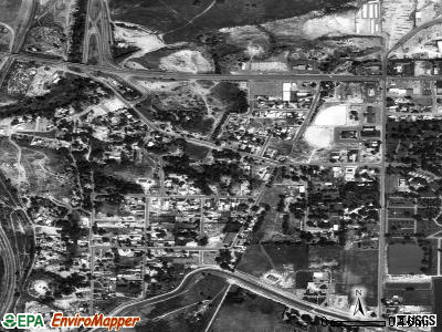 Salt Creek satellite photo by USGS