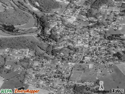Masontown satellite photo by USGS