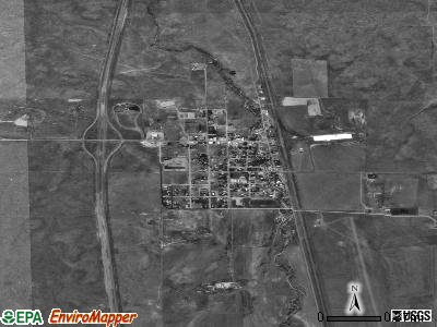 Dubois satellite photo by USGS