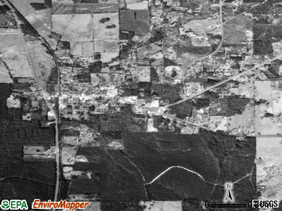 Zavalla satellite photo by USGS
