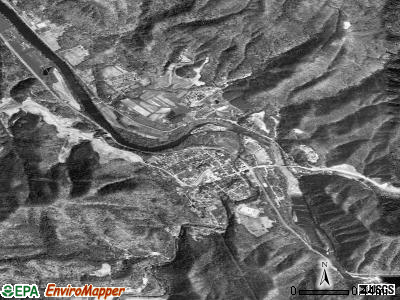 Hot Springs satellite photo by USGS