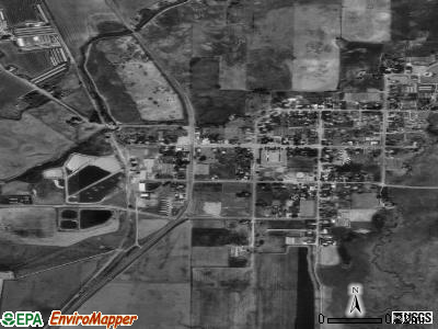 Franklin satellite photo by USGS
