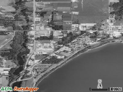 Ponderay satellite photo by USGS