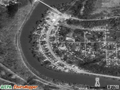 Sutersville satellite photo by USGS