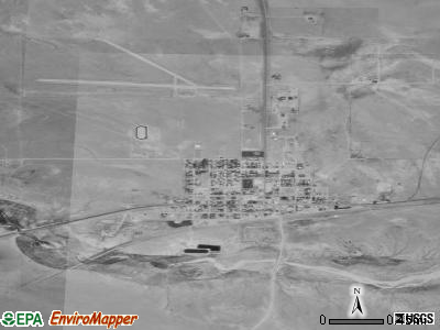 Shoshoni satellite photo by USGS