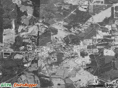 Liberty satellite photo by USGS