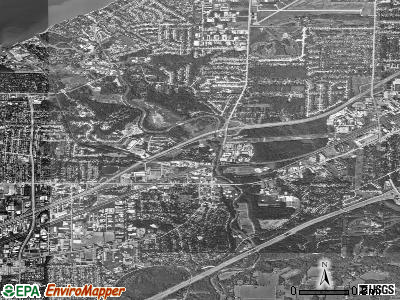 Willoughby satellite photo by USGS