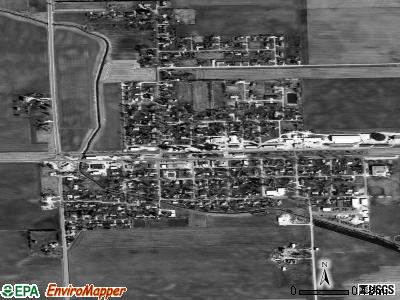 Crescent City satellite photo by USGS