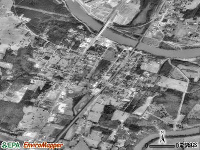 Charleston satellite photo by USGS