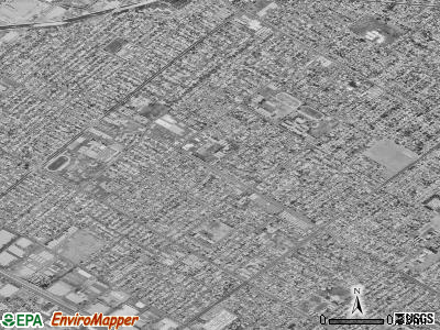 West Puente Valley satellite photo by USGS