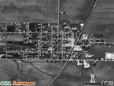 Golden satellite photo by USGS