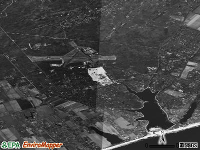 Wainscott satellite photo by USGS