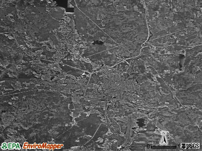 Keene satellite photo by USGS