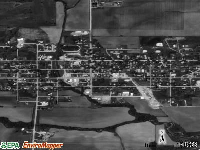 Wyoming satellite photo by USGS